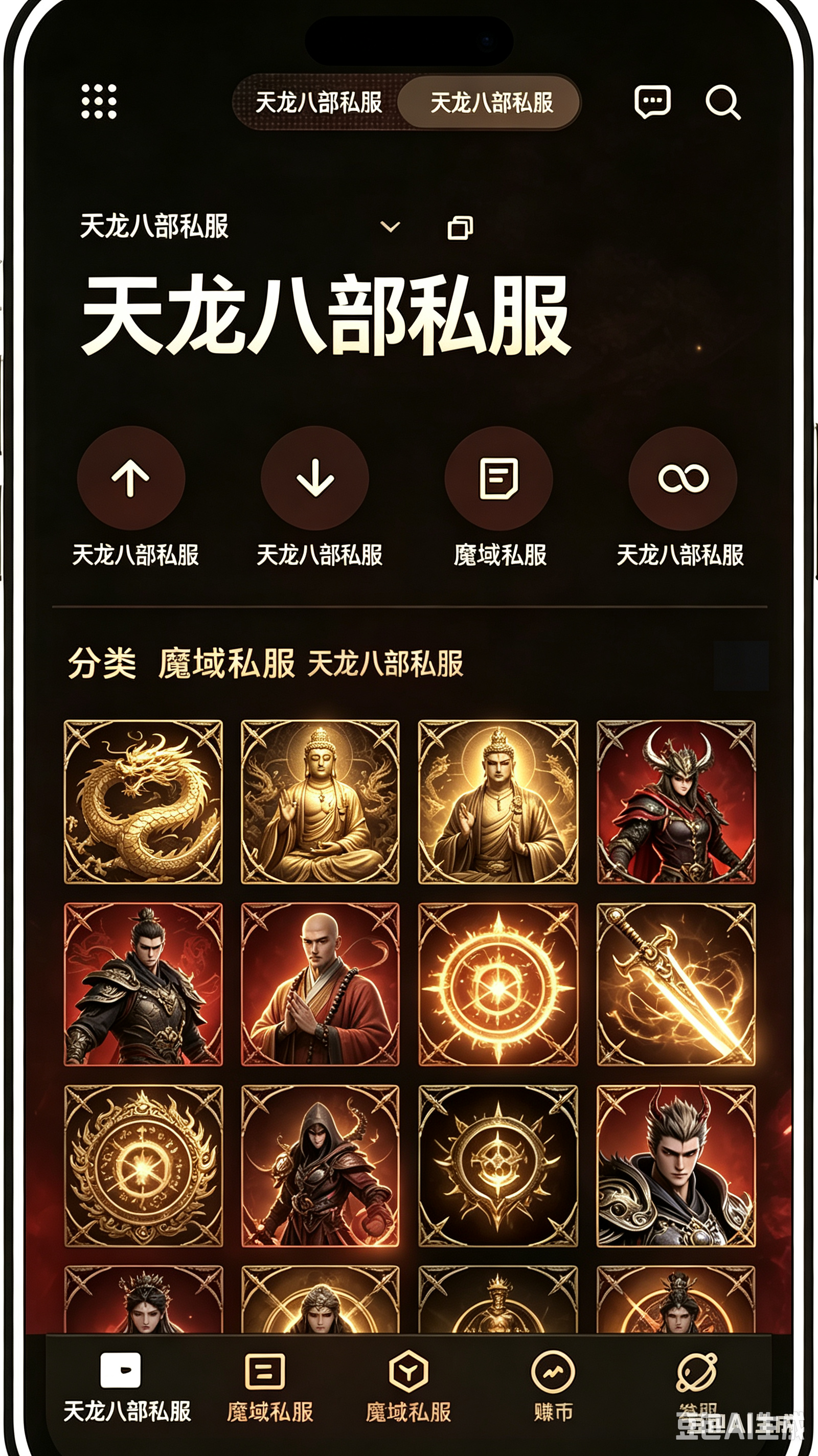魔域sf装备打造界面
