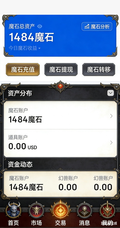 魔域sf幻兽合成界面画面